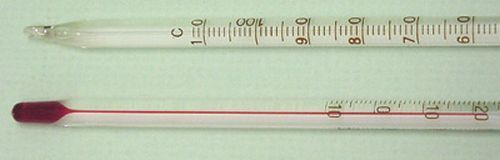 Lab Thermometer Red Alcohol - 20 to 150C Total Immersion (788-7)