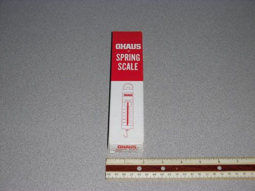 Ohaus Spring Scale Model 8004-N0 New In Box Measures in Newtons And Dynes