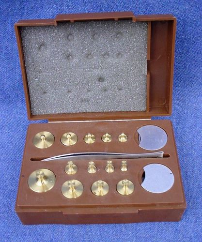 Torbal Apothecary Calibration Brass Weight Set - Drams,Scruples,Grams,Milligrams