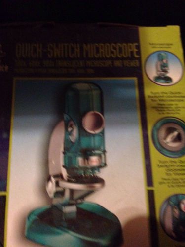 Edu Science Quick-Switch Microscope 300X, 600X, 900X, # VH-9800 Used