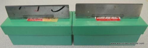 LOT OF 2 LIPSHAW MICROTOME KNIFE BLADE EE3182 EE3178