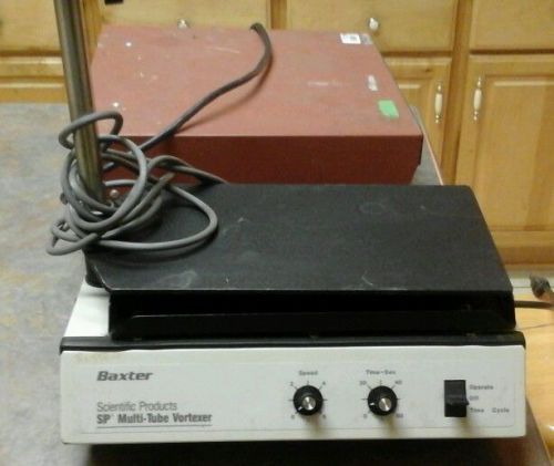 Baxter Scientific Products S8215-1 Multi-Tube Vortexer 12&#034; X 7&#034; Plate TESTED