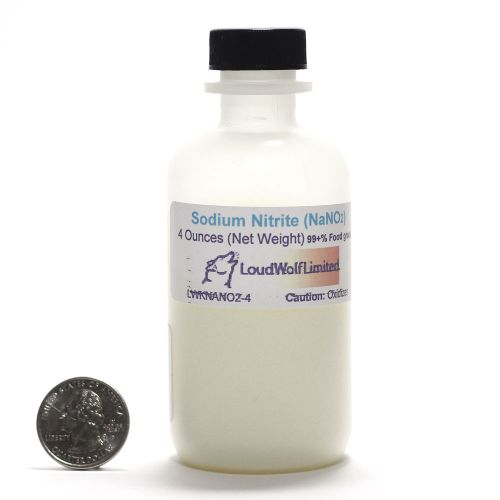 Sodium Nitrite  Ultra-Pure (99.9%)  Fine Powder  4 Oz  SHIPS FAST from USA