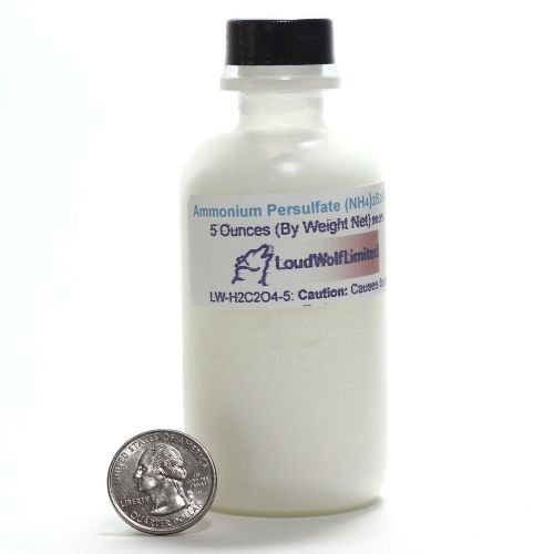 Ammonium persulfate  ultra-pure (99.2%)  5 oz ships fast from usa for sale