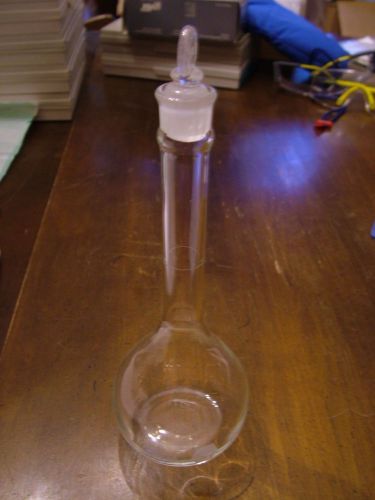 Kimax Volumetric Glass Flask 250 mL with Glass Stopper # 28014