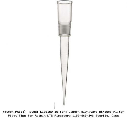 Labcon signature aerosol filter pipet tips for rainin lts pipettors 1155-965-306 for sale