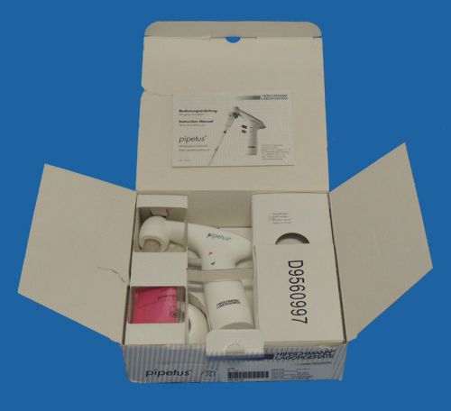 NEW Hirschmann Pipetus Kit Pipette Filler Pipet Charger Stand Complete Kit / Box