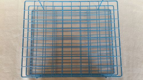 Laboratory Blue Epoxy-Coated Wire Test Tube Culture Rack Stand Frame 80 piece
