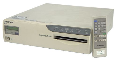 Olympus OEP Color Video Endoscopy Medical Printer NTSC w/ MH-550 Remote Control