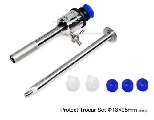 ?13x95mm new shielded blade trocar &amp; cannula for sale