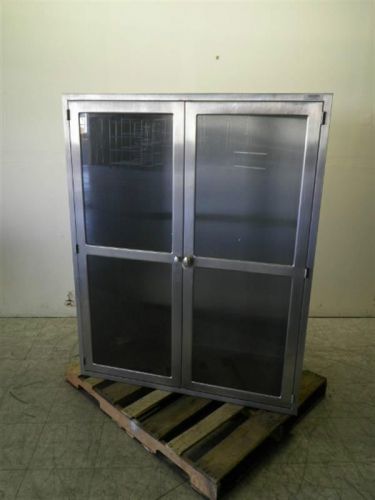 Stainless Steel and Glass Medical Cabinet