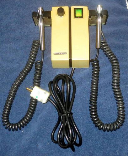Welch Allyn Model 74710 Ophthalmoscope Otoscope Transformer NO Heads Used