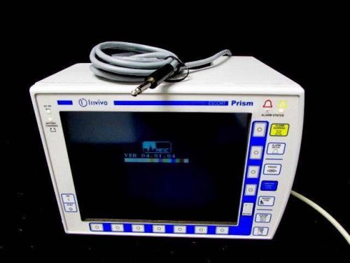 Invivo 20414 MDE Escort Prism SPO2 ECG NIBP RESP Color Patient Monitor w/Cables