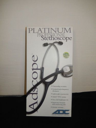 American Diagnostic Corporation Platinum Edition Adscope 615bk, Black, Adult