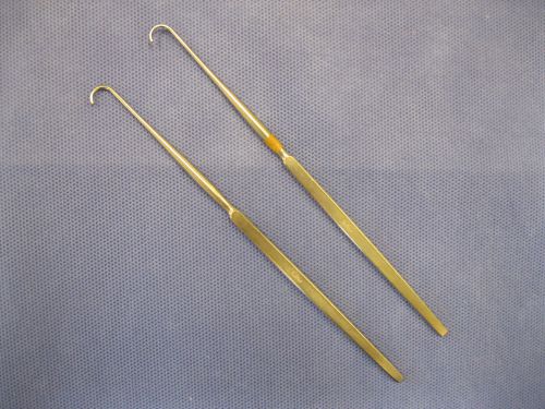 LOT OF 2 - MILTEX GRAHAM BLUNT HOOKS  6-1/2 inches