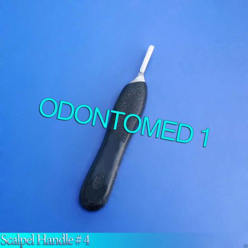 Scalpel Handle #4 with Black Color Plastic Grip Surgical Instruments