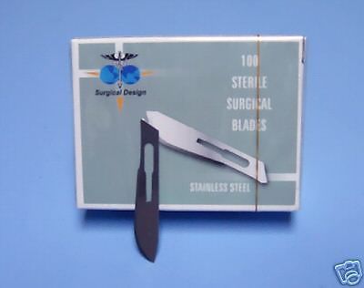 # 22 STAINLESS STEEL BLADES / STERILE (COUNT 100)