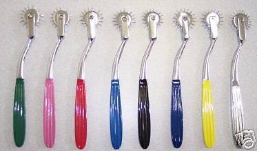 8 Wartenberg Neuro Pin Wheel Chiropractic Physical Therapy COLORED HANDLE