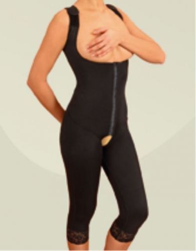 Voe liposuction garment gridle with abdominal extension below knee extended back for sale