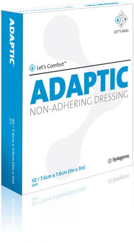 Systagenix adaptic non-adhering dressing 5&#034;x 9&#034; (12.7cm x 22.9cm) *box of 12* for sale