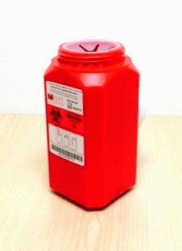 1.5 quart sharps container with locking screw cap 1 case/24 each for sale