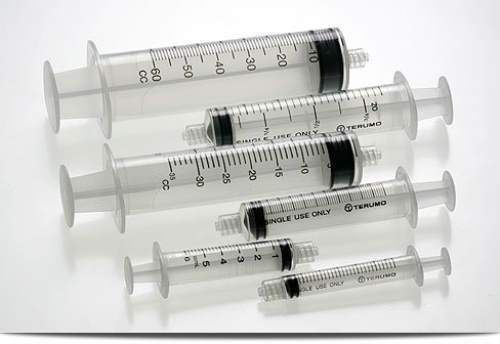 Syringe 10cc luer lock w/o needle, 100/bx for sale
