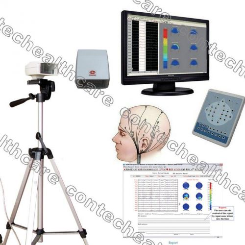 Hot New CE Digital EEG And Mapping System Machine With ECG,KT88-1018 3y Warranty