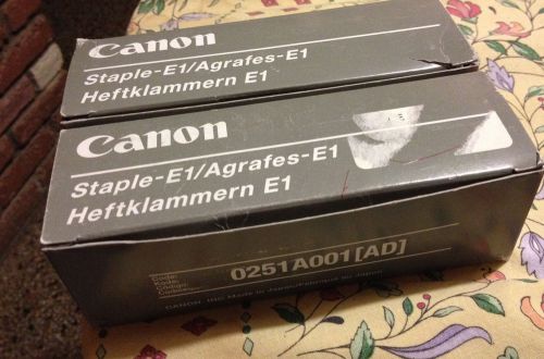 Canon 0251A001AD ( OEM E1 ) Staples 3  5000 Staple Carts/box, 2 boxes No.500C