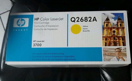 Genuine HP OEM Q2682A Color LaserJet Printer Cartridge - Yellow