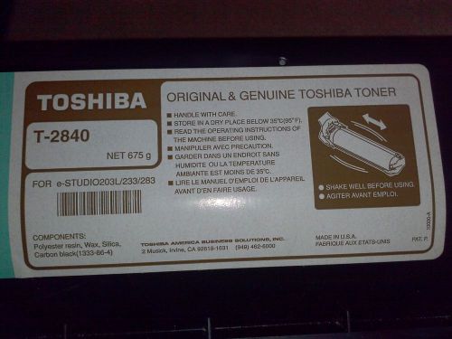 Toshiba Toner T-2840 Original &amp; Genuine
