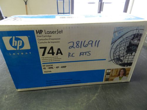 Genuine Hp Laser Jet Printer Cartridge 74A
