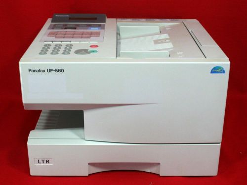 Refurbished panafax uf-560 &#034;high end&#034; plain paper laser fax machine &amp; copier for sale