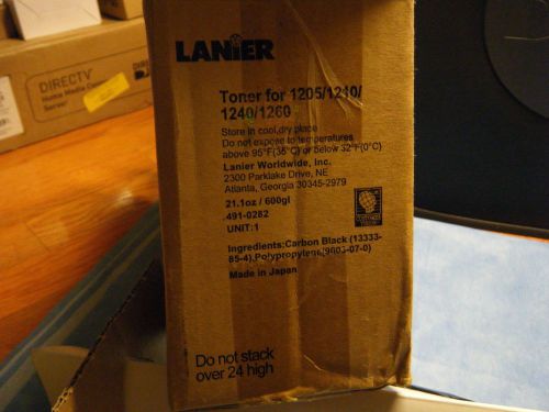 New Genuine Lanier 491-0282 Fax Toner Cartridge Fits 1205 1210 1240 1260
