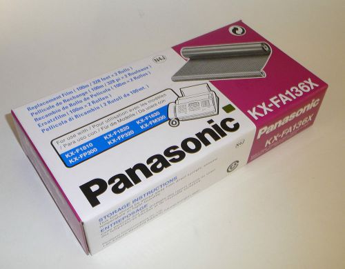 PANASONIC KX-FA136X Fax Film Rolls pack of 2