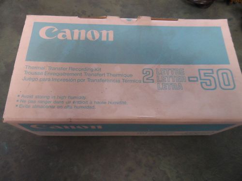 Canon Thermal Transfer Recording Kit -color Black