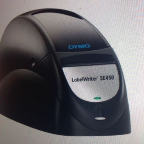 Dymo SE450 Thermal Label Printer Black &amp; White  Serial (RS-232)