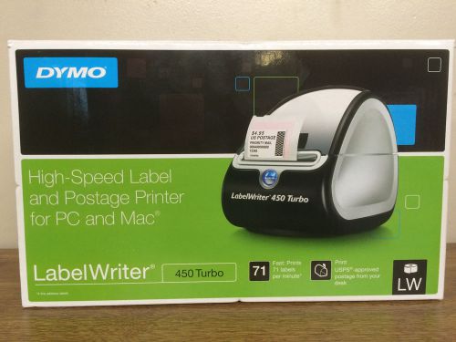 Dymo labelwriter 450 turbo label printer - brand new - never opened box! for sale