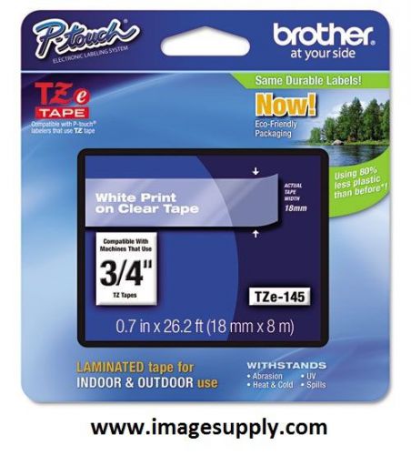 Brother TZ145 TZ-145 TZE145 P-Touch Label Tape PTouch TZe-145 *Genuine Brother*