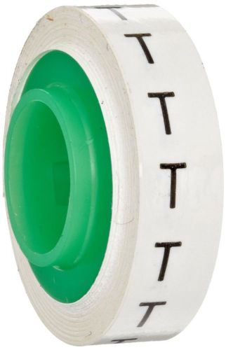 3M Scotch Code Wire Marker Tape Refill Roll SDR-T, Printed with &#034;T&#034; (Pack of 10)
