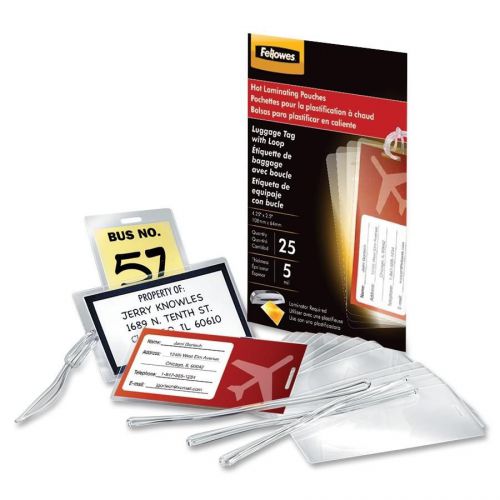 Fellowes fel52034 hot laminating pouches pack of 50 for sale
