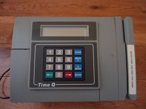 Acroprint Time Q  Card Reader/ With Power Adapter, 25 badge and manual