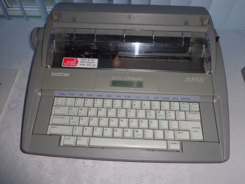 BROTHER Electronic Typewriter with Display SX-4000
