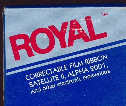 Satellite II and Alpha 201 Correctable Film Ribbon No. 232 or 770630 by Royal
