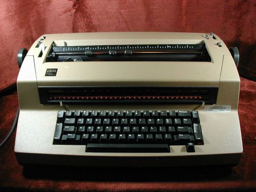 Ibm correcting selectric iii dual pitch typewriter w/ 4 elements, ribbons, cover for sale
