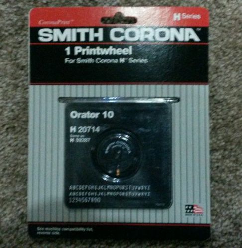 Smith Corona Orator 10 printwheel