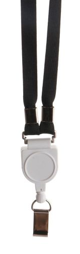 Reel holder both lanyard white, tracking number offered for sale