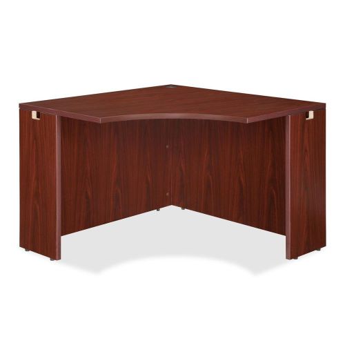 Lorell llr69918 essentials series mahogany laminate desking for sale