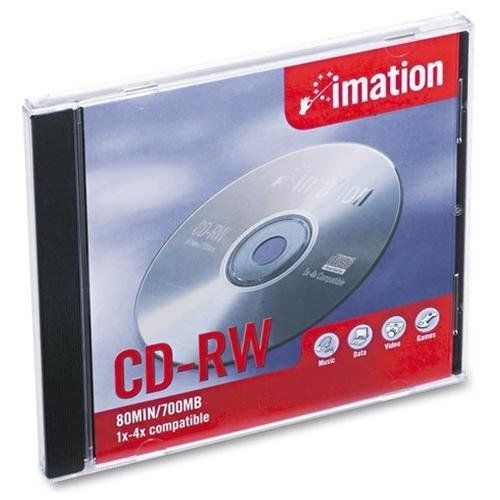 Imation 12381 Disk Cd-r/w 80 Min Branded Jewel