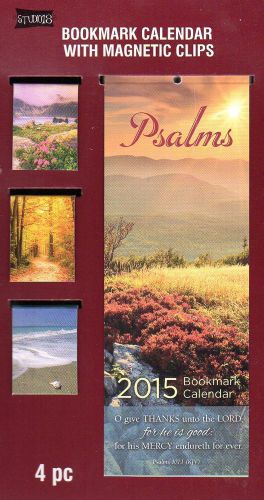Psalms  - 2015 Bookmark Calendar with Magnetic Clips 2015