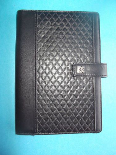 Black Padded Paper Pad cover with pockets. 9 x 6.
